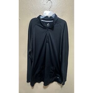 Worth Fastpitch Experts Pullover L Black Long Sleeve 1/4‎ Zip Athletic Mens